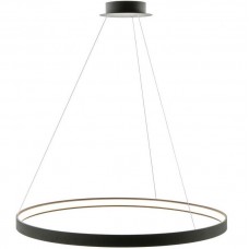 Φωτιστικό Κρεμαστό Φ110 LED 70W 7820lm 230V Θερμό Φως σε Μαύρο CIRCLE 002177-016663